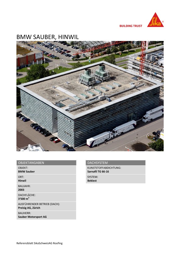 BMW Sauber, Hinwil