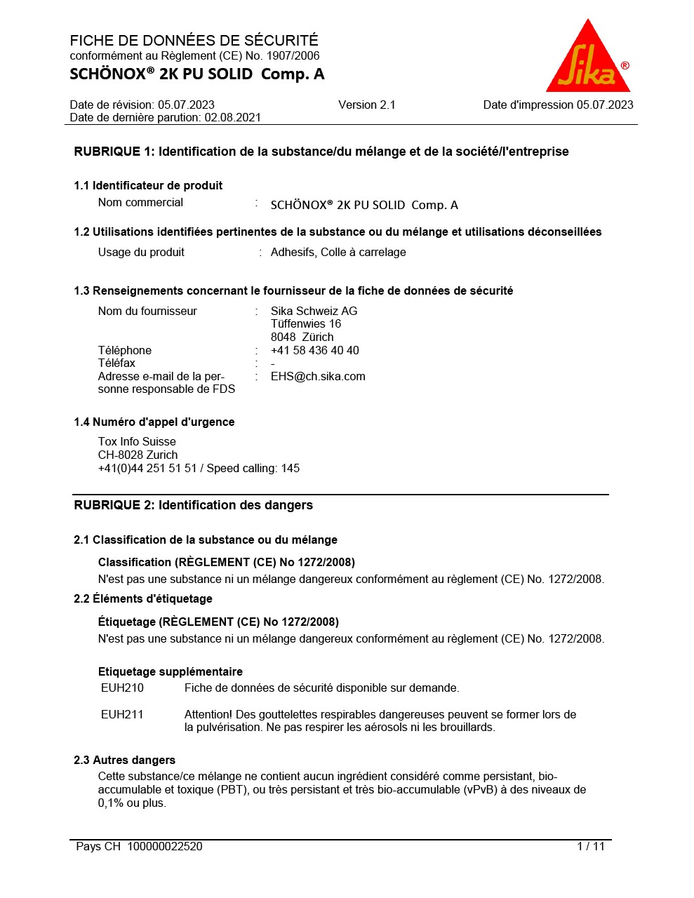 SCHÖNOX® 2K PU SOLID (A)