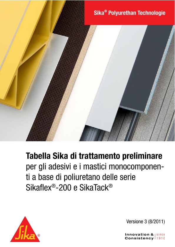 Adesivi - mastici monocomp. poliuretano