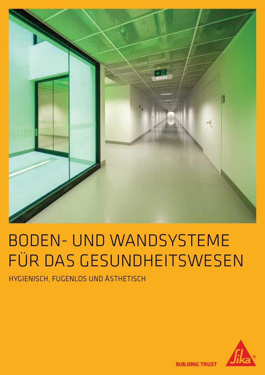 Boden- und Wandsysteme für das Gesundheitswesen