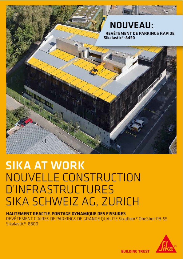 Nouvelle construction d’infrastructures Sika Schweiz AG, Zurich