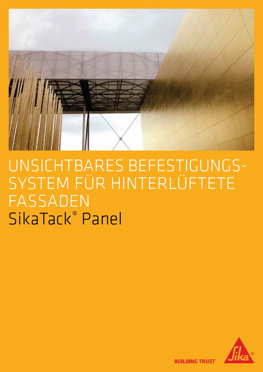 Kleben und Dichten am Bau