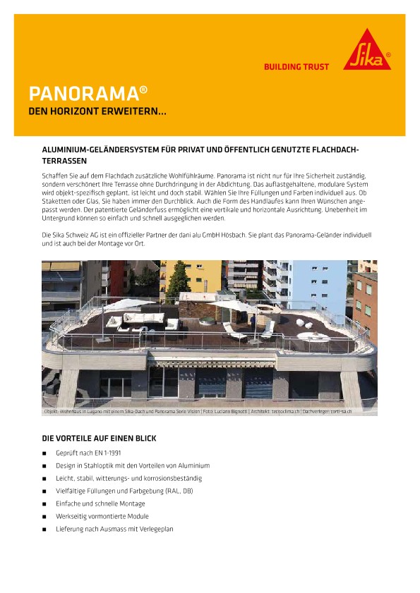 Barrial PANORAMA - Den Horizont erweitern