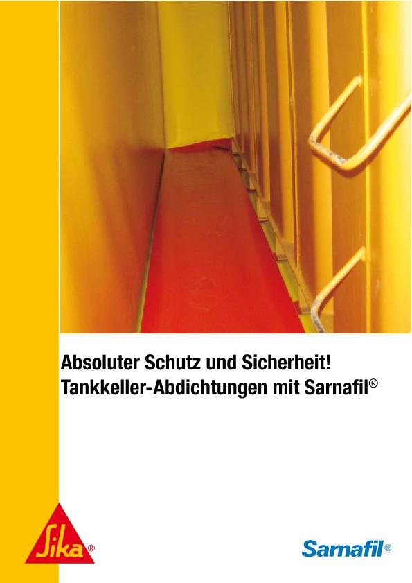 Tankkeller-Abdichtungen mit Sarnafil