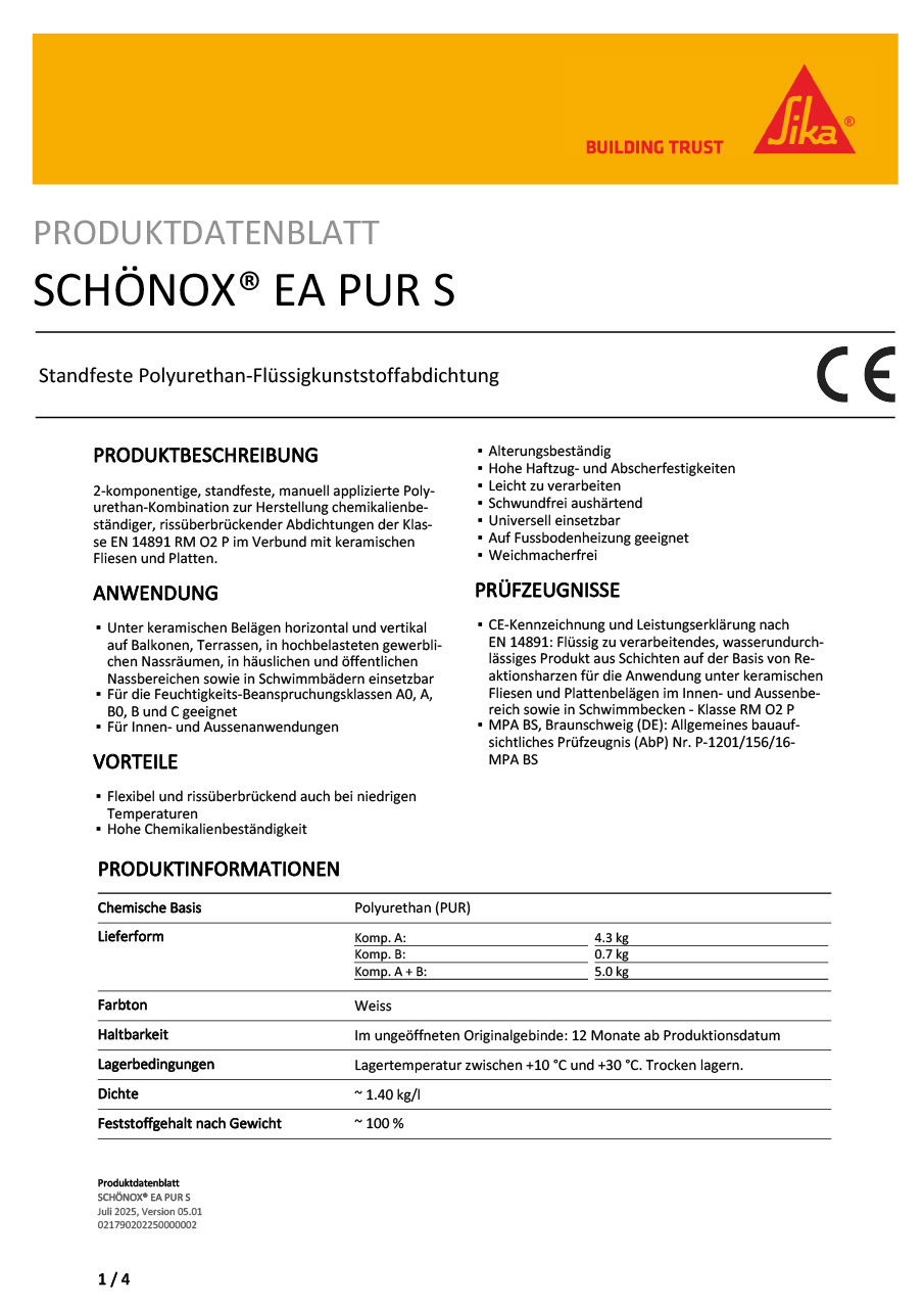 SCHÖNOX® EA PUR S