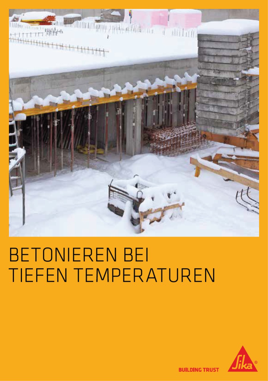 Betonieren bei tiefen Temperaturen