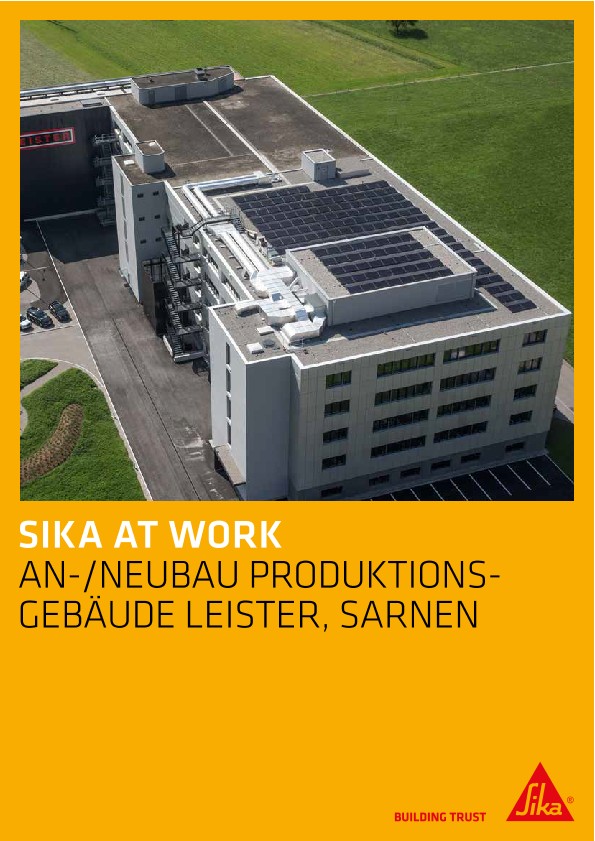 An-/Neubau Produktionsgebäude Leister, Sarnen - 2019