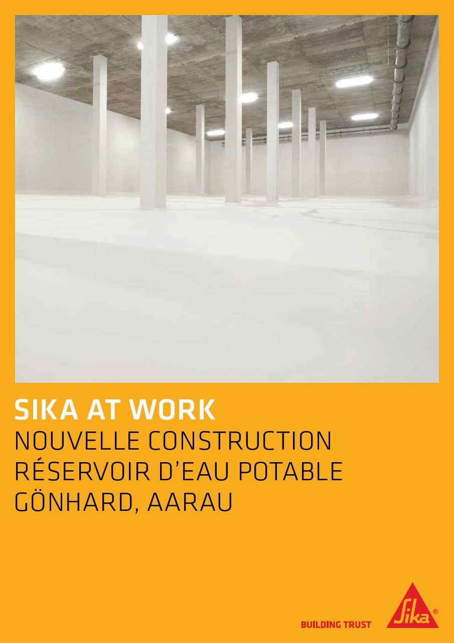 Nouvelle construction réservoir d'eau potable Gönhard, Aarau