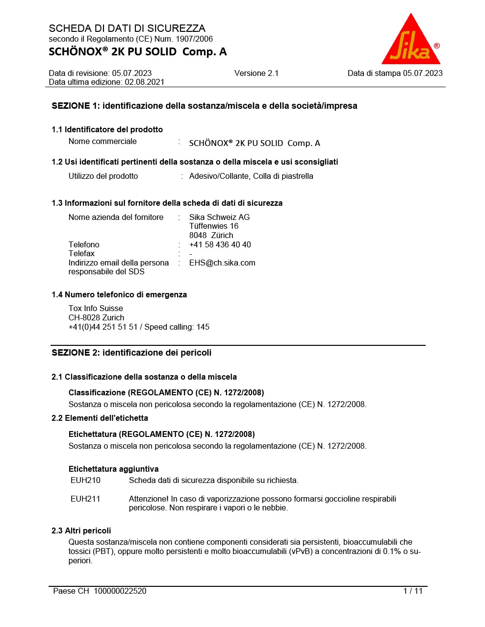 SCHÖNOX® 2K PU SOLID (A)