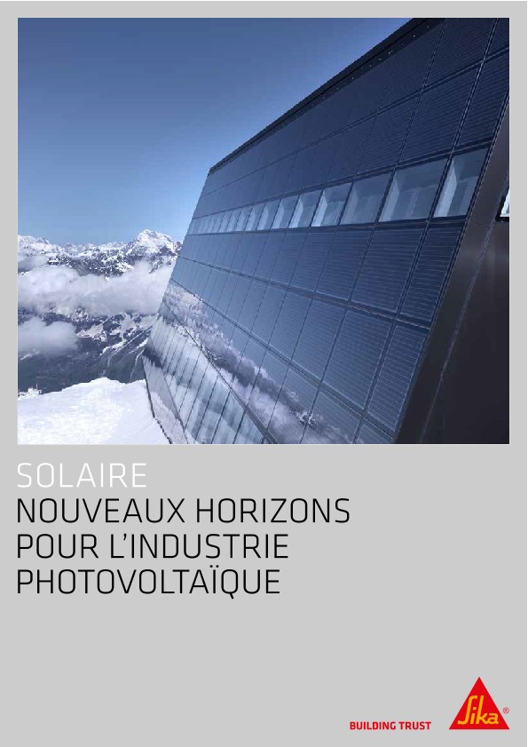 Solaire - Nouveaux horizons pour l'industrie photovoltaique