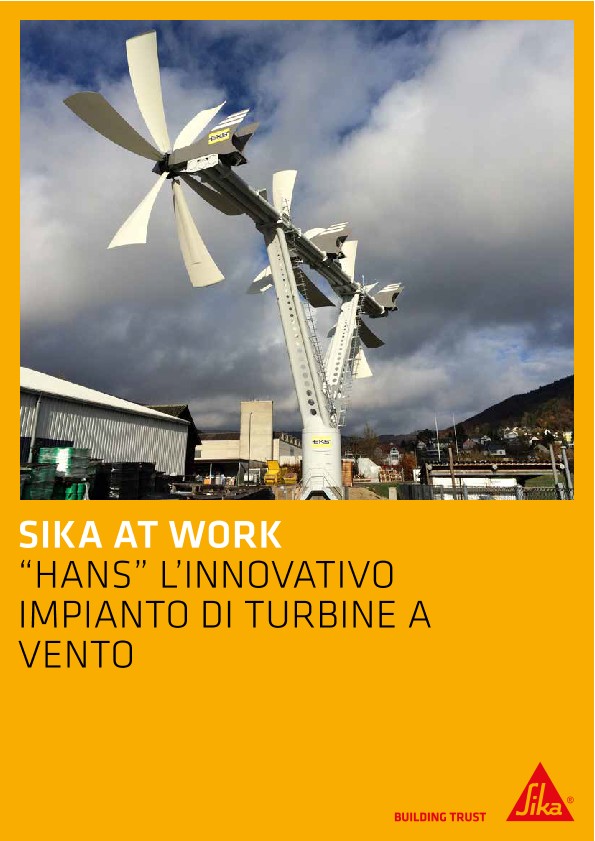 Hans - L'innovativo impianto di turbine a vento - 2015