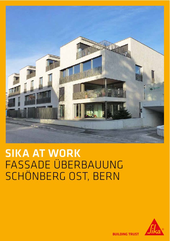 Fassade Überbauung «Schönberg Ost», Bern