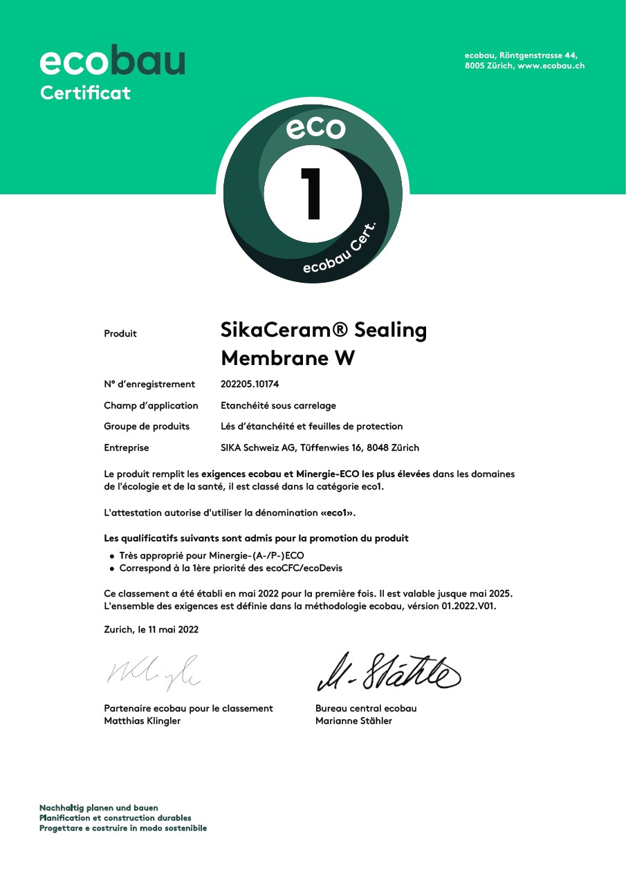 SikaCeram® Sealing Membrane W