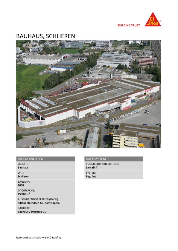 BAUHAUS, Schlieren