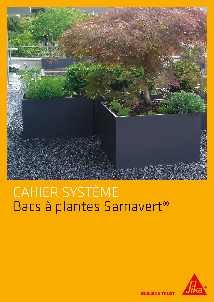 Cahier Système - Bacs à plantes Sarnavert