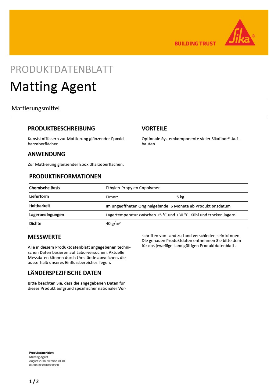 Matting Agent