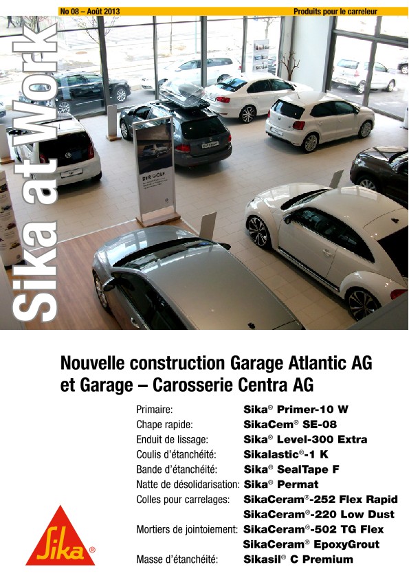 Garage Atlantic AG - Sika at Work