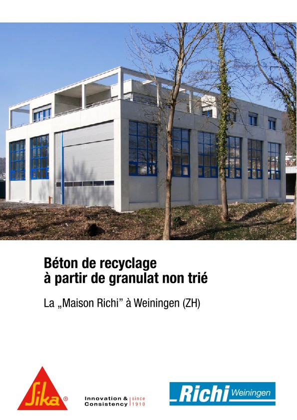 Béton de recyclage