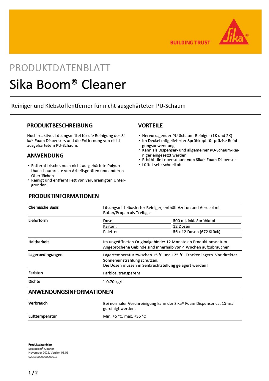 Sika Boom® Cleaner