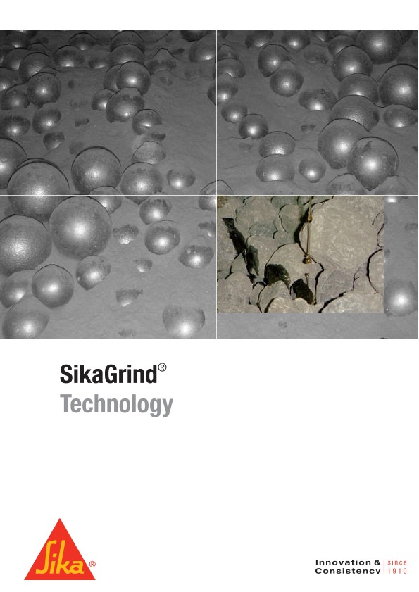 SikaGrind Technology Broschüre. (englische Version)