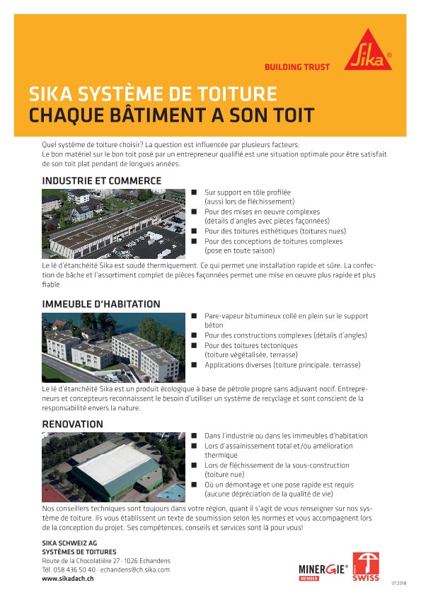 Chaque bâtiment a son toit