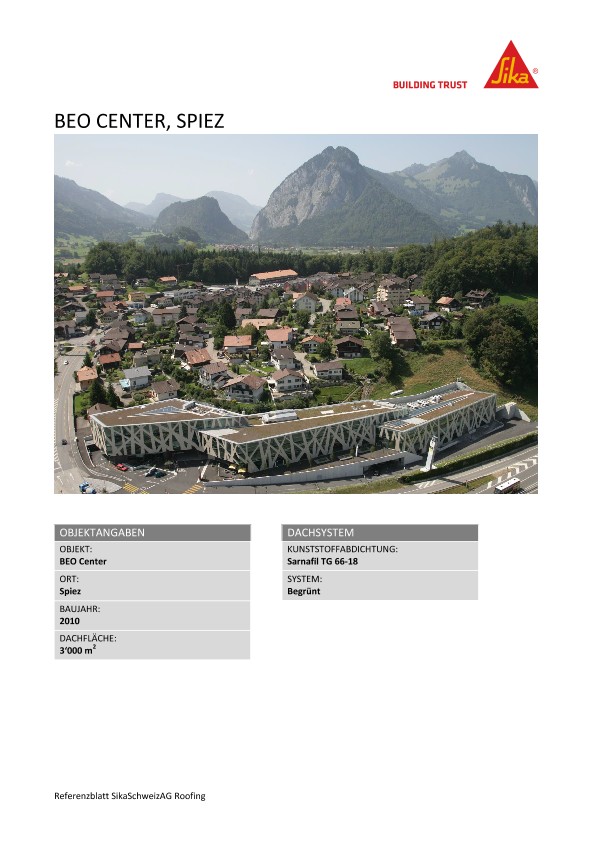 BEO Center, Spiez