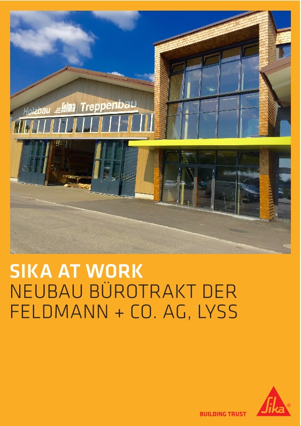Neubau Bürotrakt der Feldmann+Co. AG, Lyss