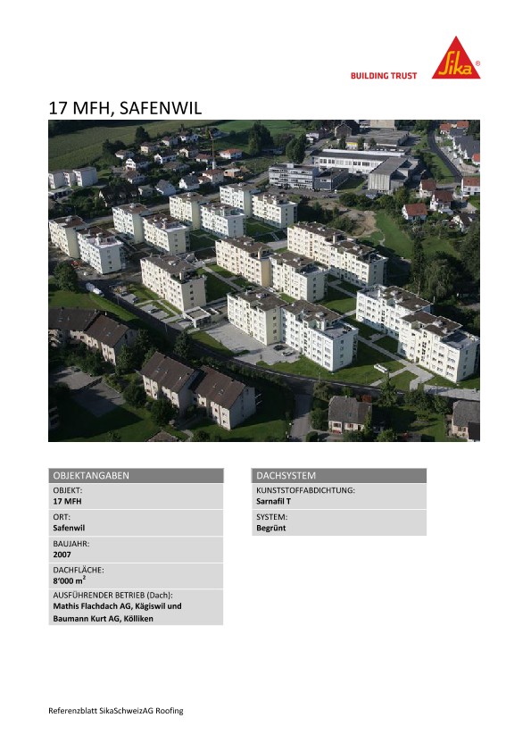 17 MFH, Safenwil