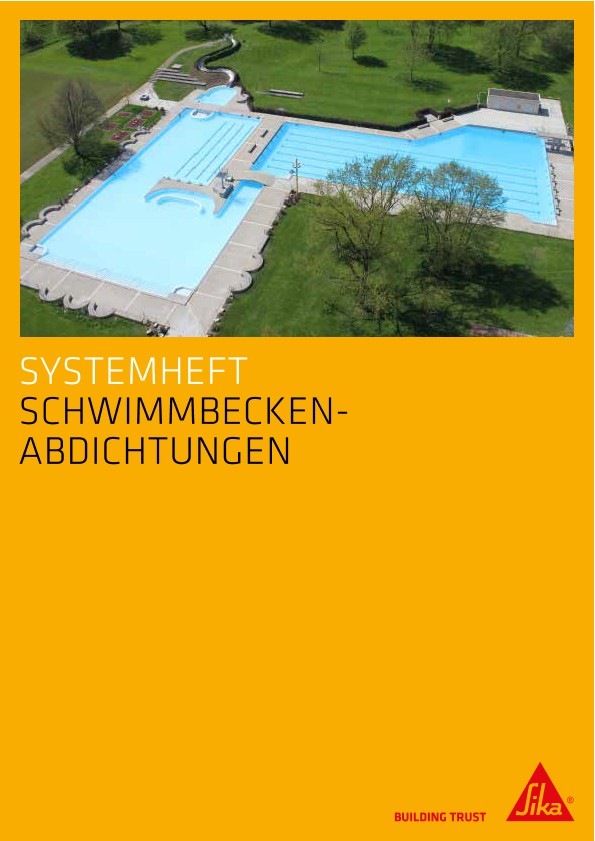 Schwimmbeckenabdichtungen - Systemheft