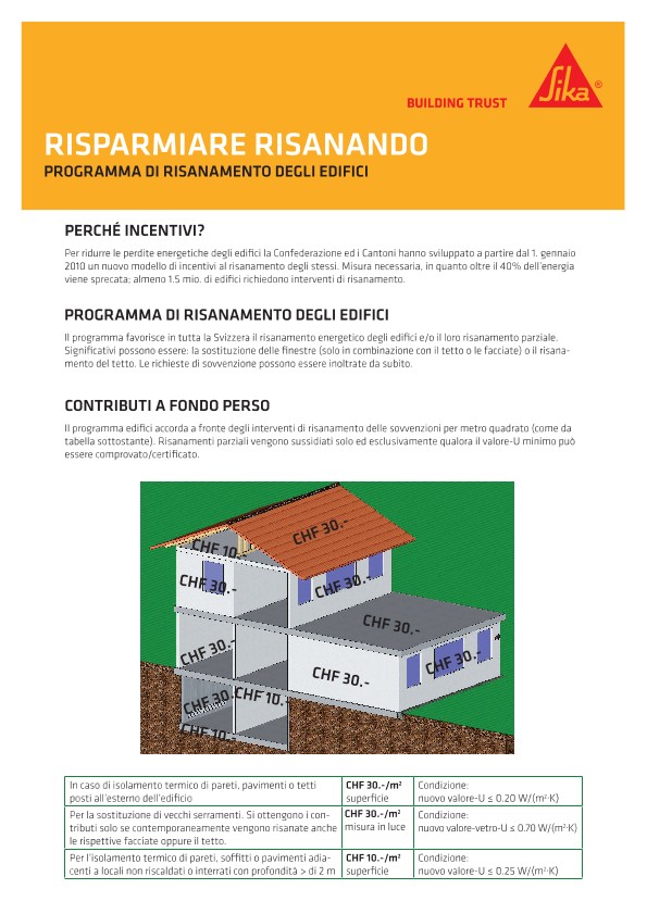 Risparmiare risanando