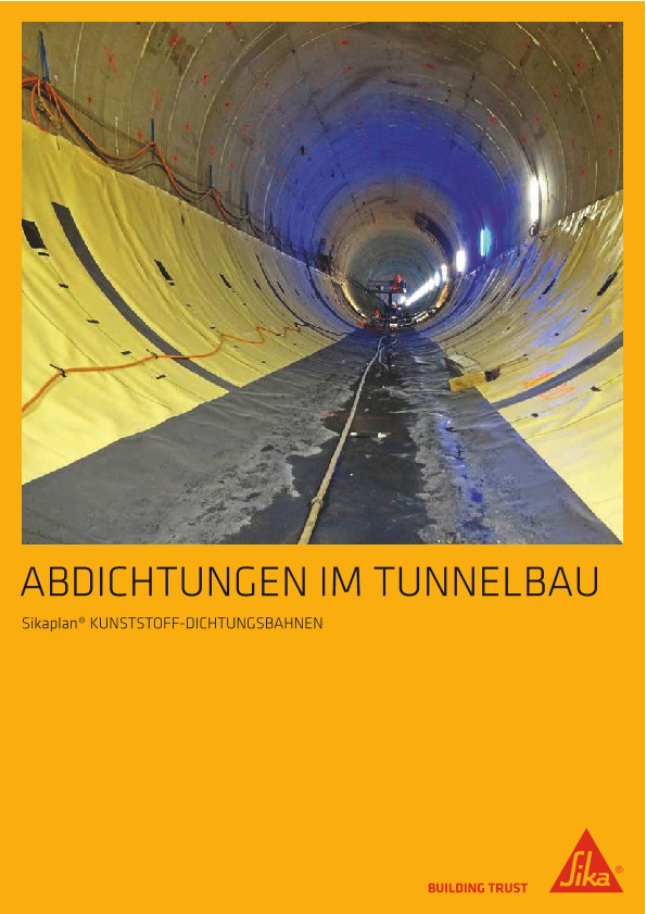 Abdichtungen im Tunnelbau