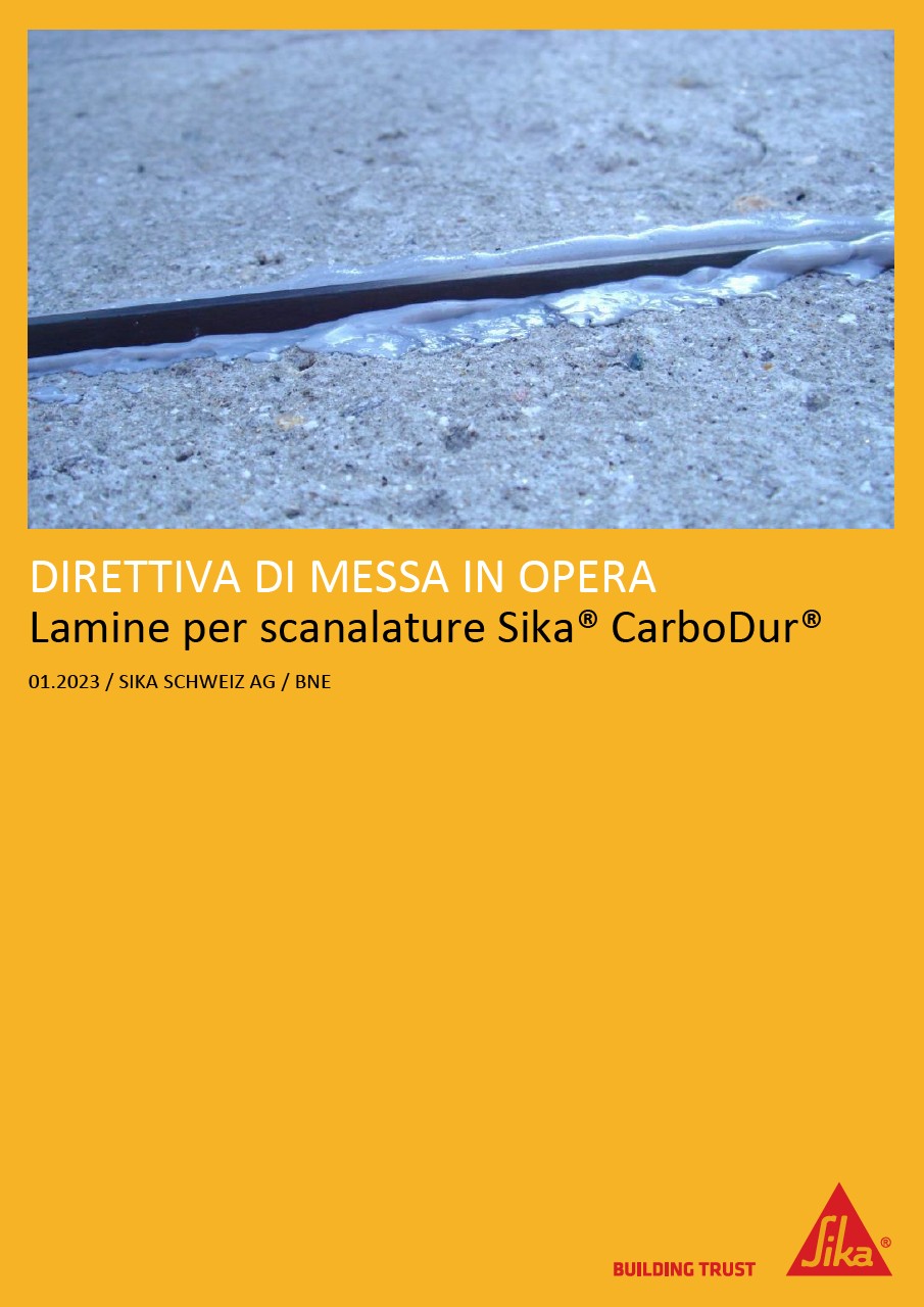 Sika CarboDur Lamine per scanalature