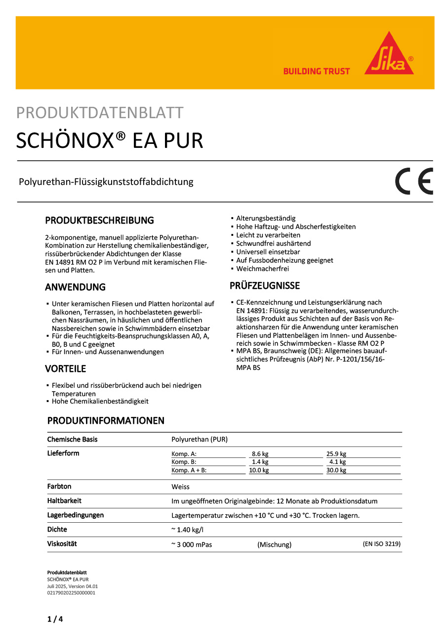SCHÖNOX® EA PUR