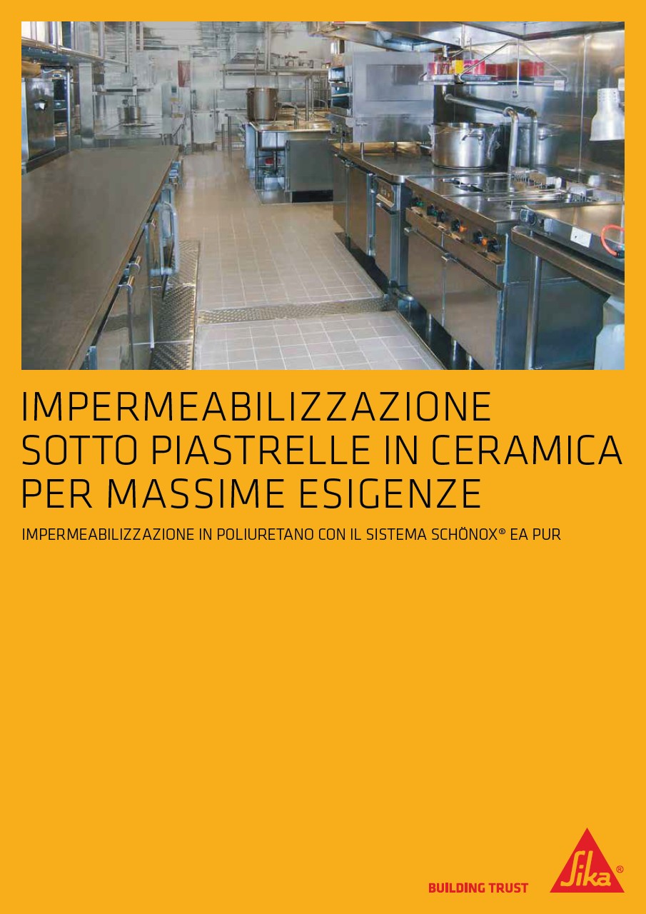 Impermeabilizzazione per sollecitazioni chimiche elevate