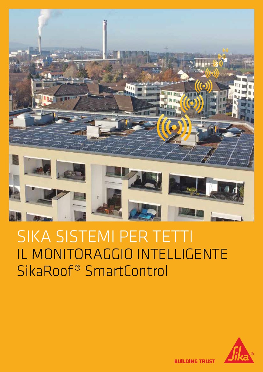 Il monitoraggio intelligente: Sika SmartRoof Control