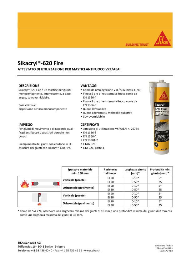 Sikacryl-620 Fire