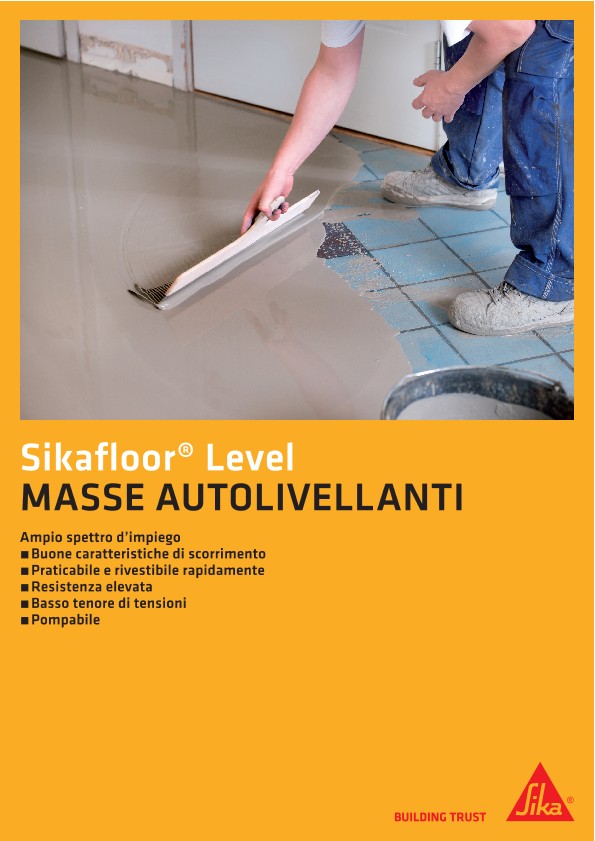 Sika Level Ausgleichsmassen_2018_IT.indd
