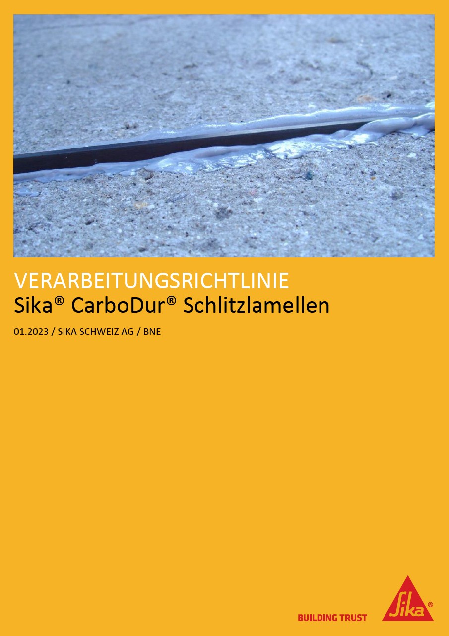 Sika CarboDur Schlitzlamellen