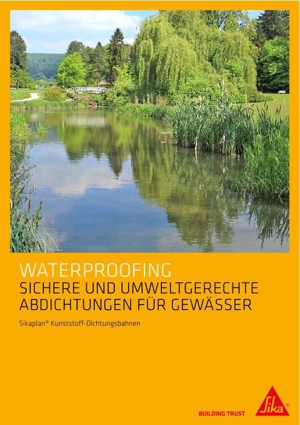 Sichere und Umweltgerechte Abdichtungen für Gewässer