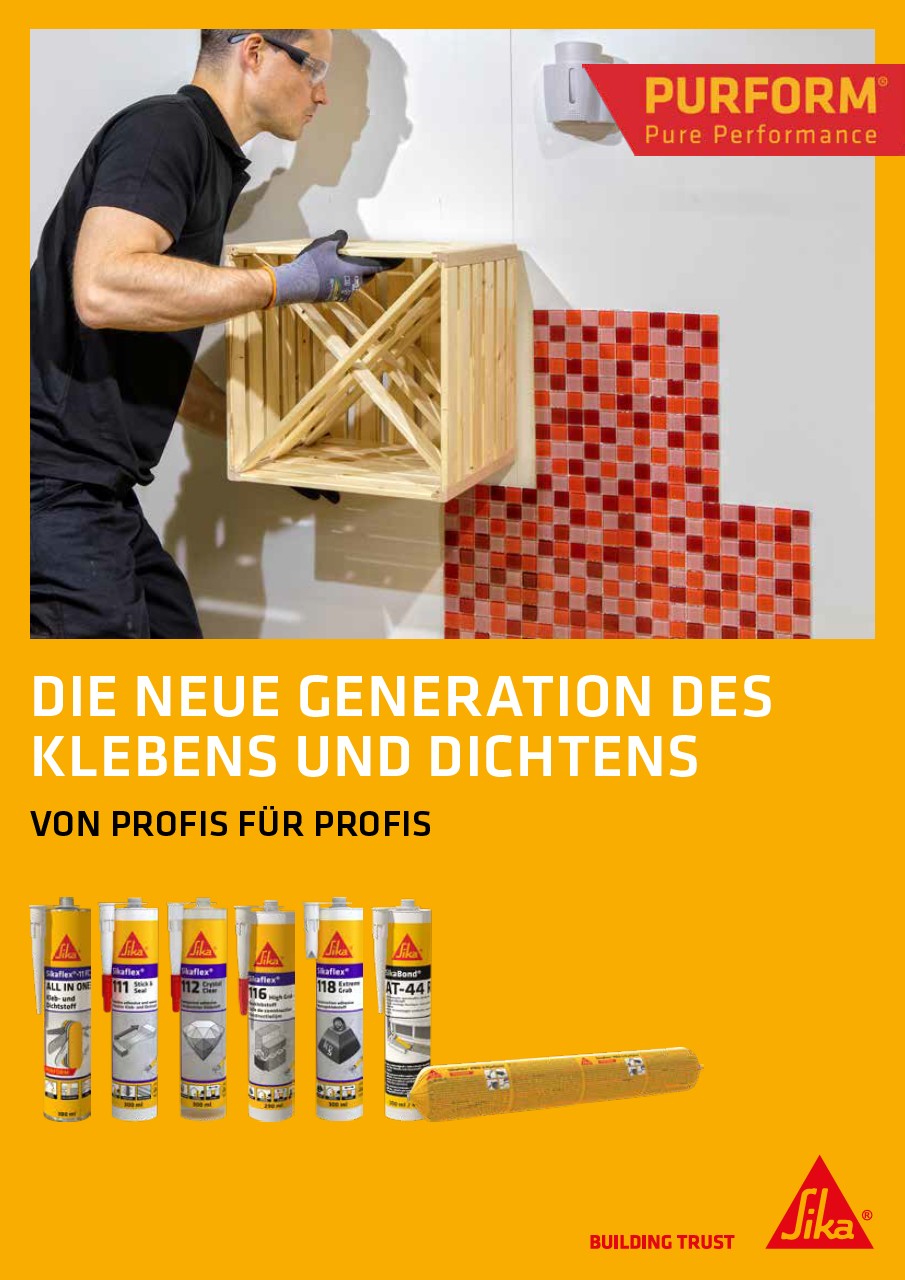 Die neue Generation des Klebens und Dichtens