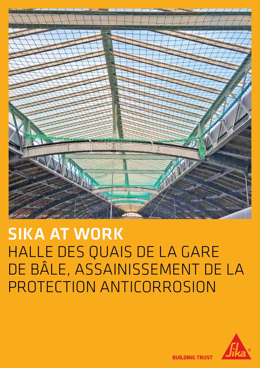 Halle des quais de la gare de bâle, Assainissement de la protection anticorrosion