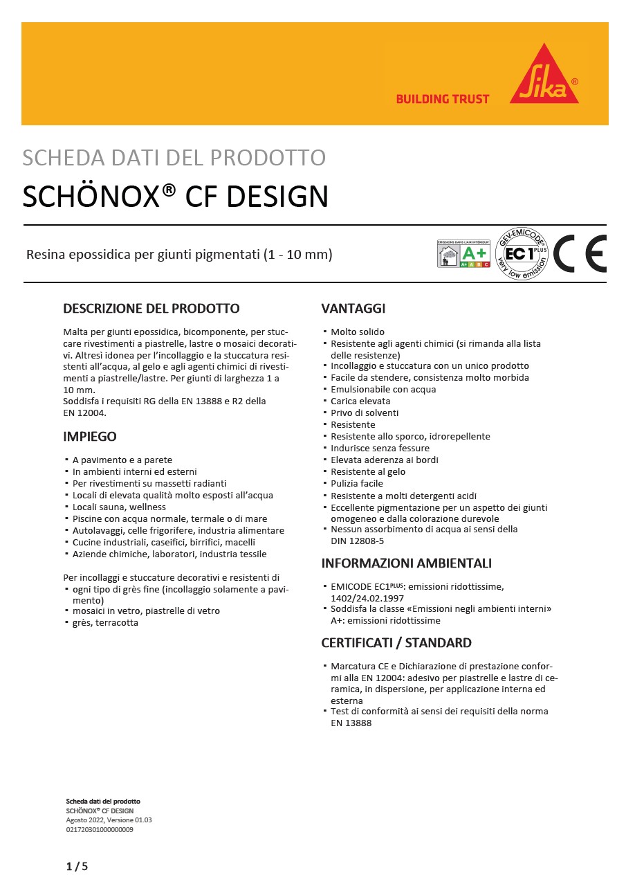 SCHÖNOX® CF DESIGN