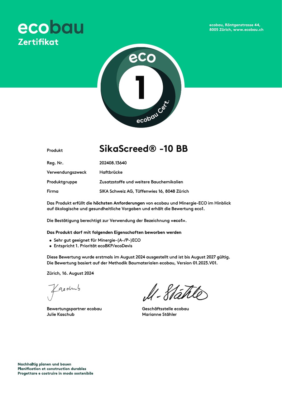 SikaScreed® -10 BB
