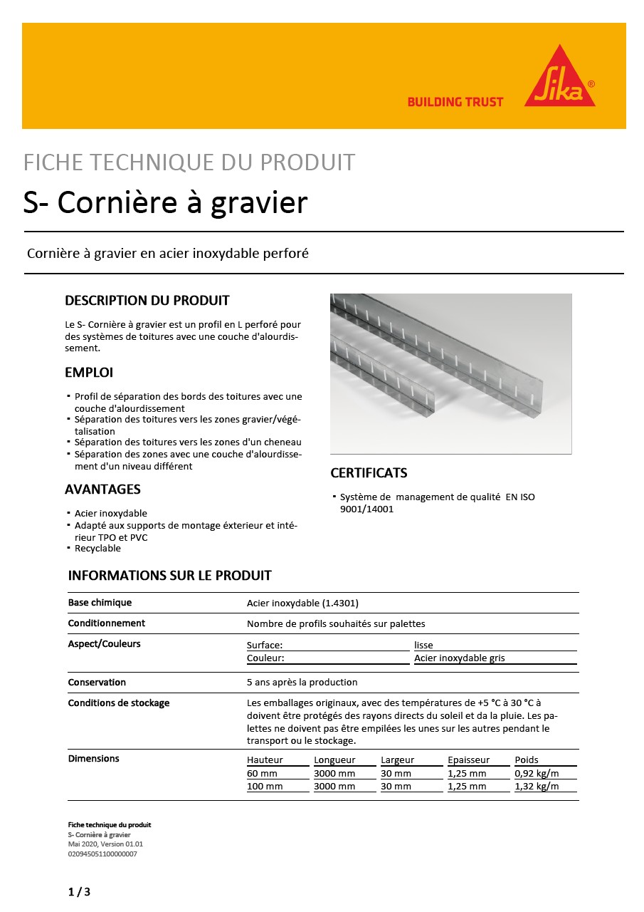 S-Gravelstop Profile