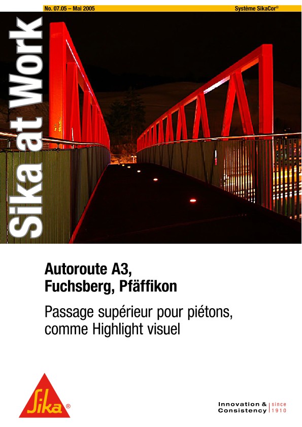 Fuchsberg A3, Passage supérieur pour piétons