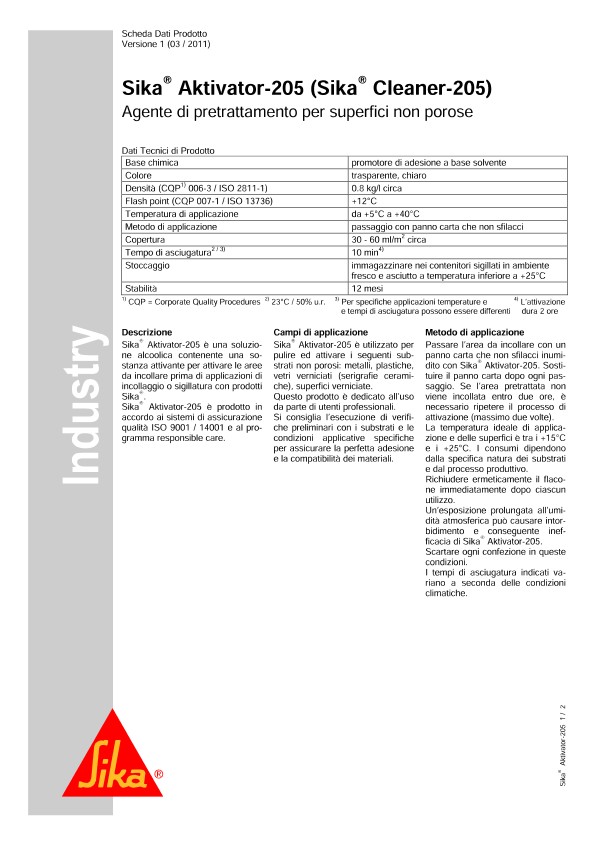 Sika Aktivator-205