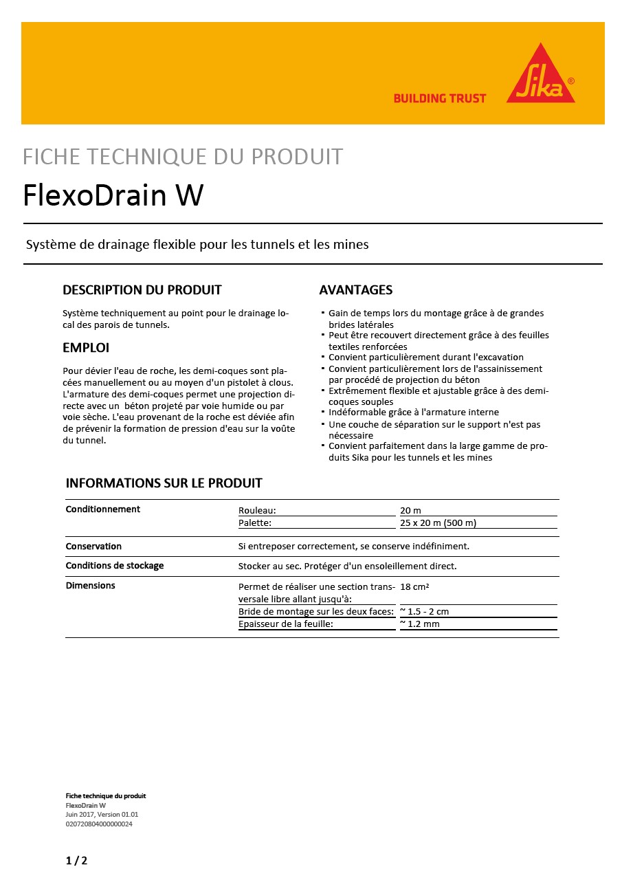 FlexoDrain W