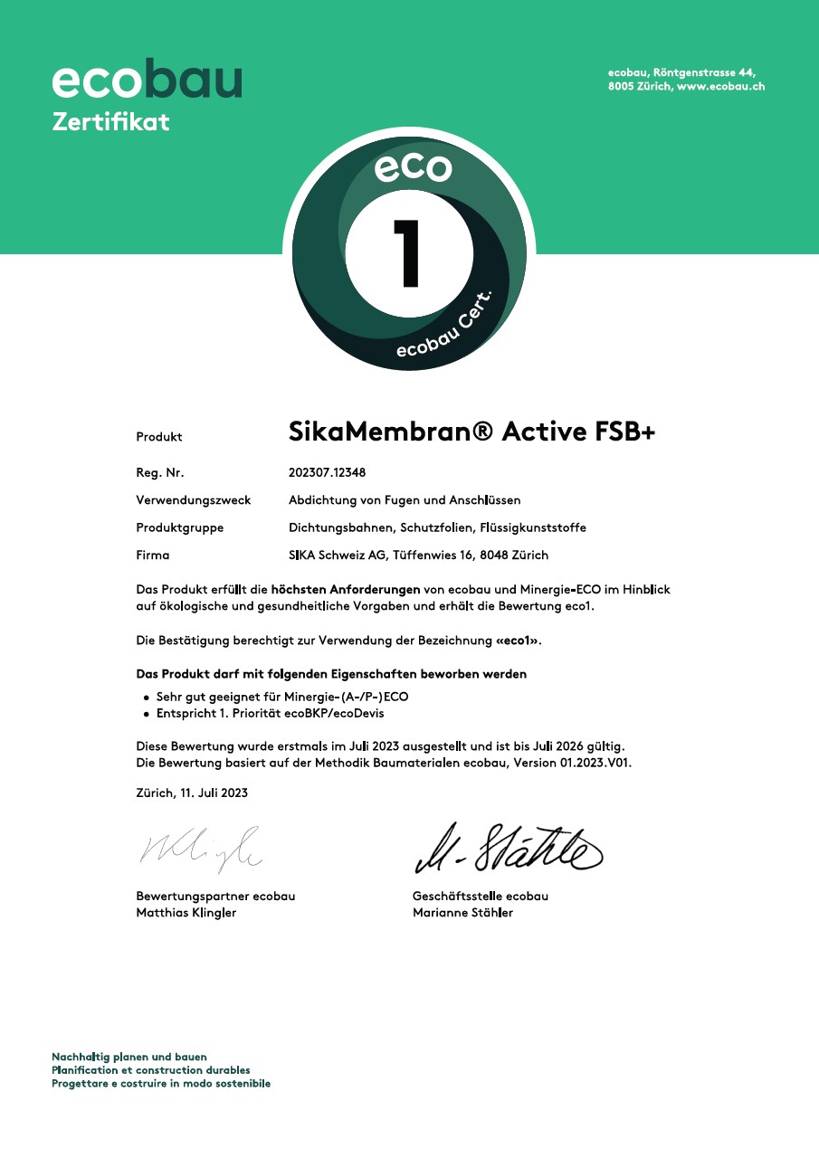SikaMembran® Active FSB+