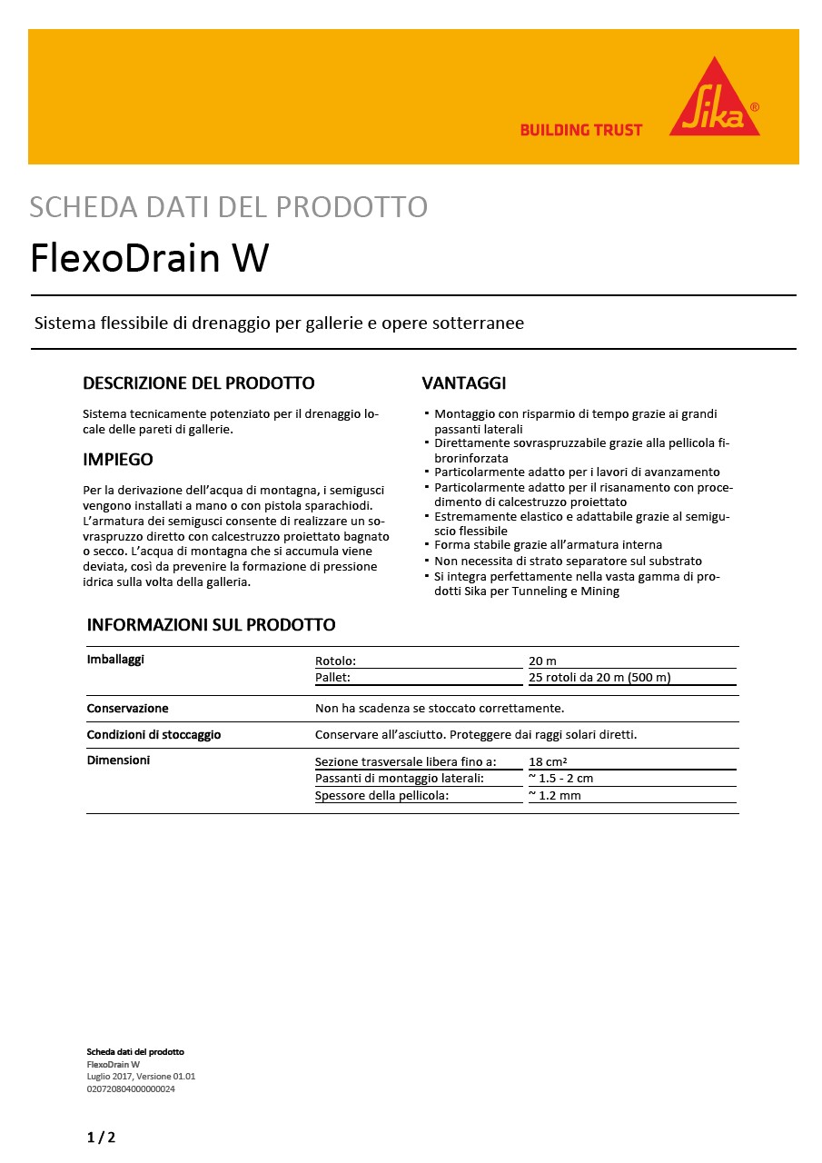FlexoDrain W