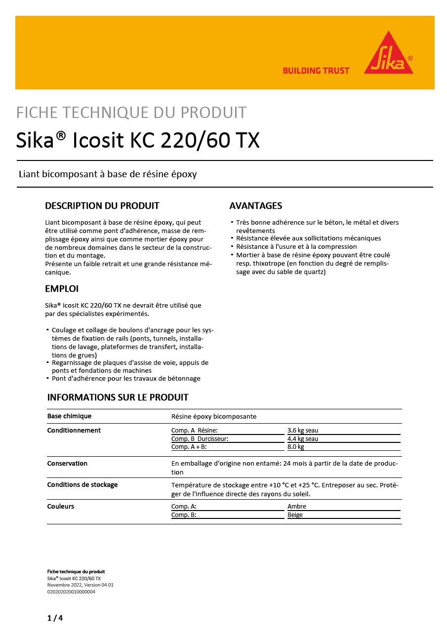 Icosit® KC 220/60 TX